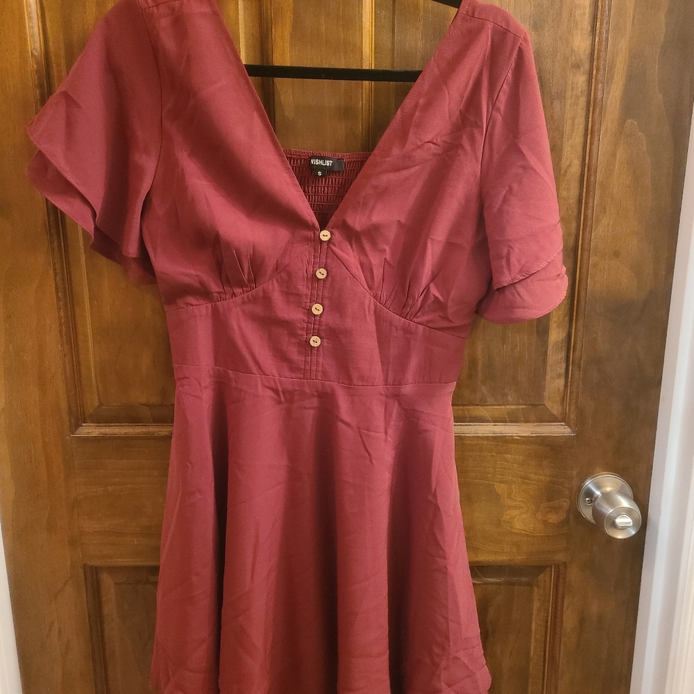NWOT Women's Wishlist Red Dress Size S